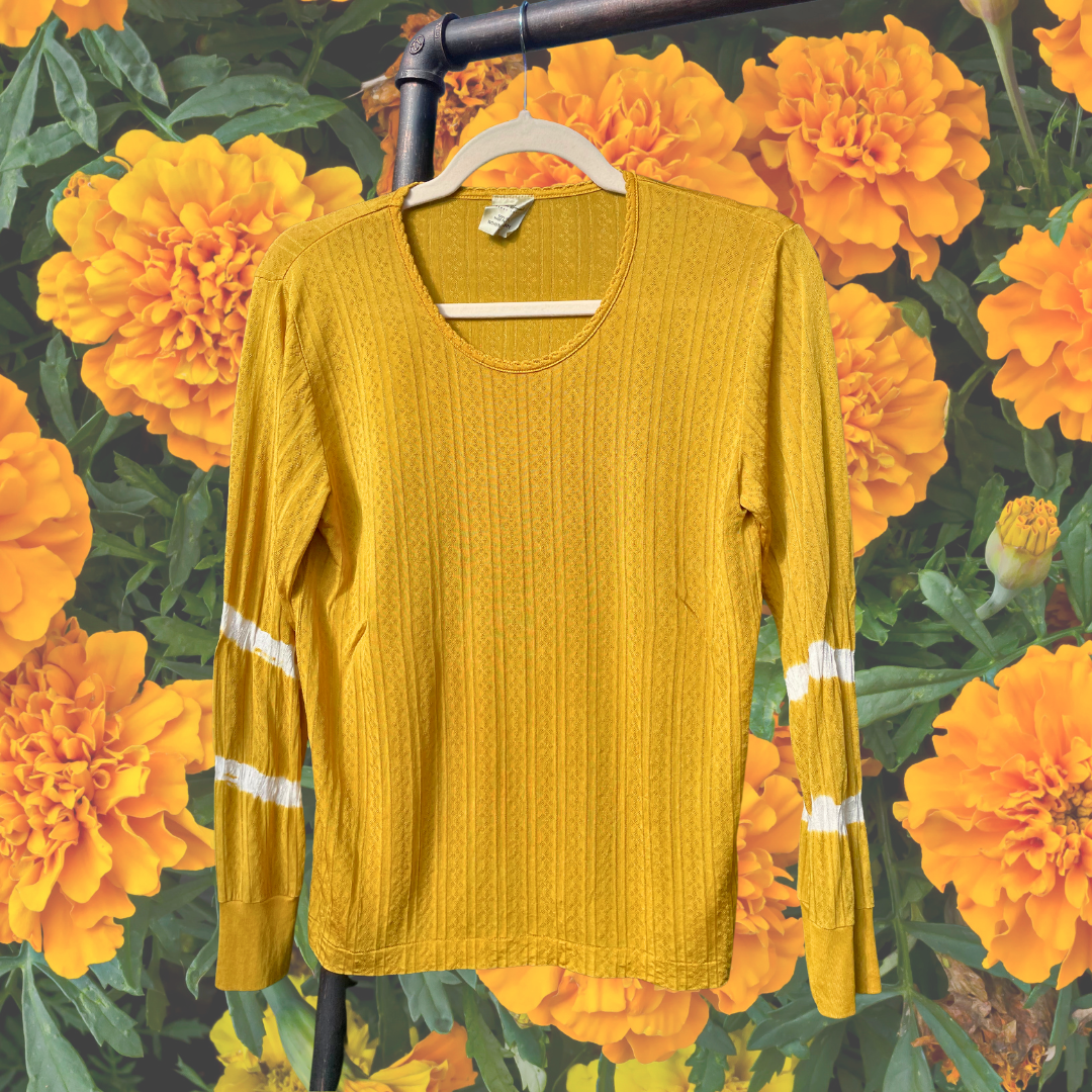 100% Silk Venusian Marigold Jersey